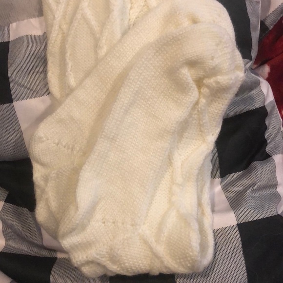 Socks OVEE KNEE CUTE long sweater knit with Pom Poms! Over knee. - Picture 4 of 4